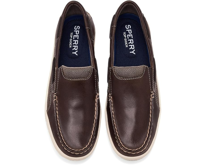 Sperry кроссовки Billfish SO с коричневой кожей