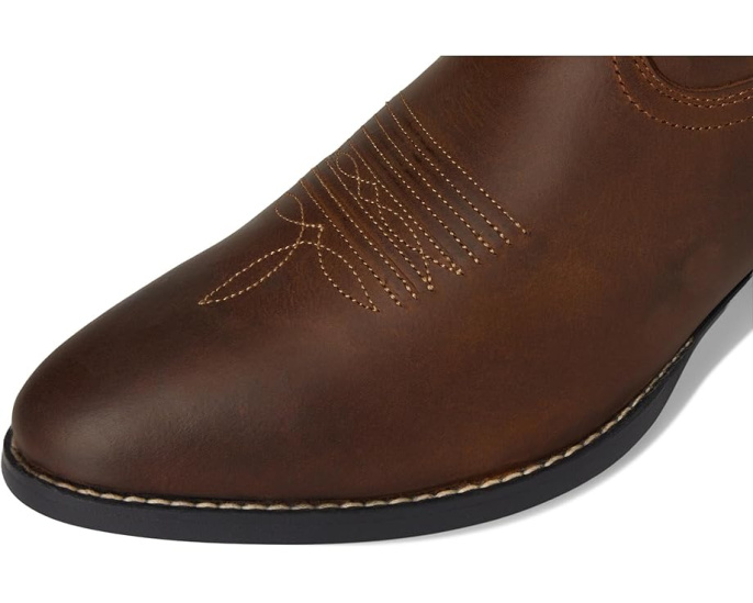 Ariat Heritage Western R Toe ковбойские сапоги с темно-коричневой кожей