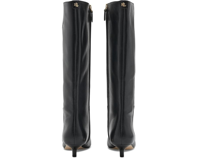 Francesca Calfskin Tall Boot Heels