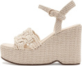 Босоножки-клинья Jackie с плетеным верхом и регулируемым ремешком Circus NY by Sam Edelman