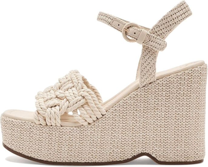 Босоножки-клинья Jackie с плетеным верхом и регулируемым ремешком Circus NY by Sam Edelman