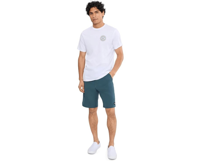 Плавки Hurley Built Hybrid 20 с карманом на молнии и сеткой для дренажа