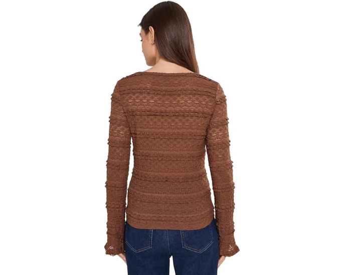 Джемпер Sanctuary Lovely Lace с кружевом и кнопками