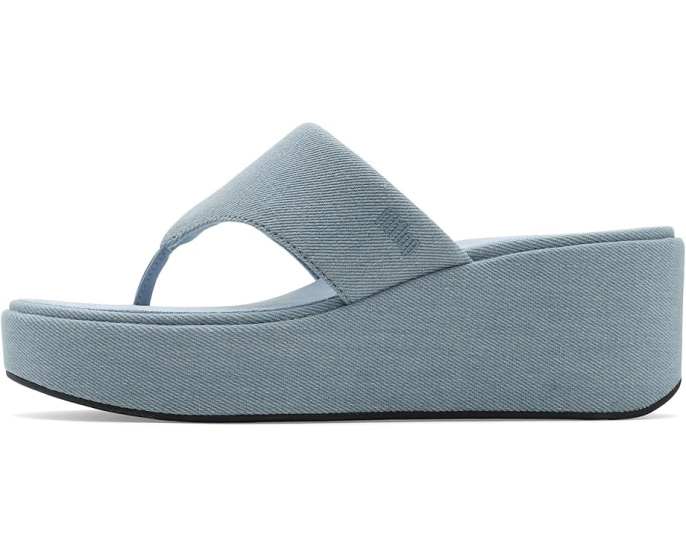 FitFlop Сандалии Platfforms Denim на клиновидном каблуке