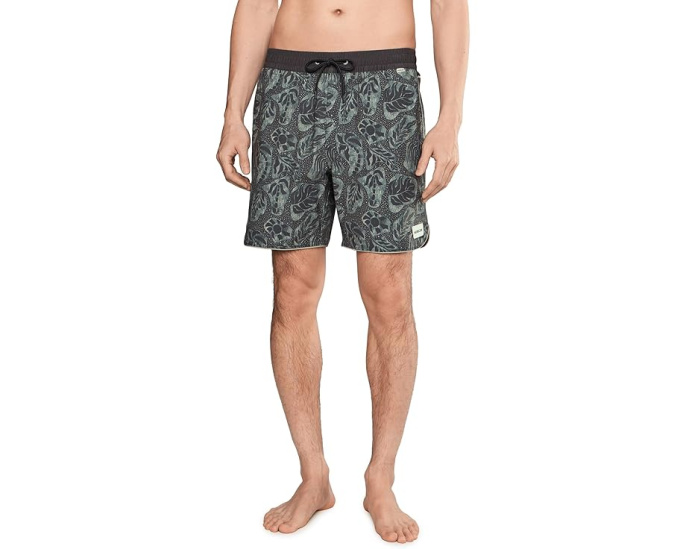 Шорты Hurley Phantom Naturals Scallop Volley 17 дюймов с принтом