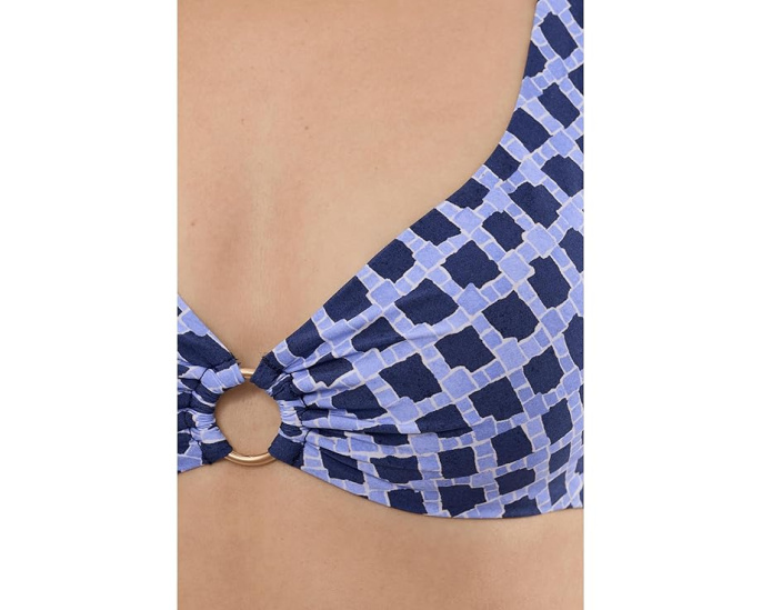 Seafolly бикини топ Marseille Multi Fit Longline Tri Bra в стиле Индиго