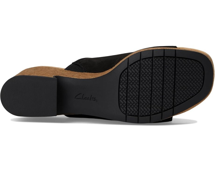 Сандалии Clarks Nerisa Vine на пробковом каблуке с мягкой стелькой