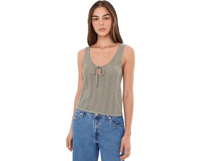 Топ Splendid Eleni Sweater Tank с завязками