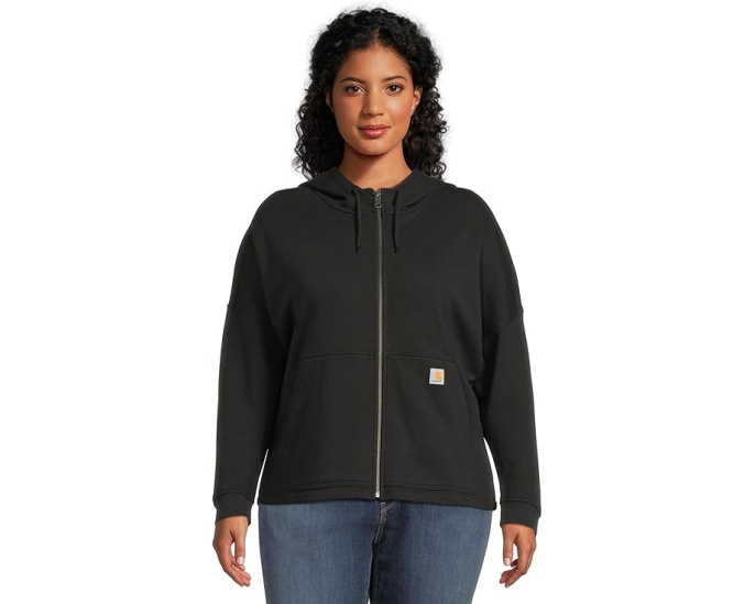 Толстовка Carhartt TENCEL Plus Size свободного кроя с молнией