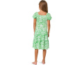 Детское миди-платье Mini Jilly от Lilly Pulitzer с пышными рукавами