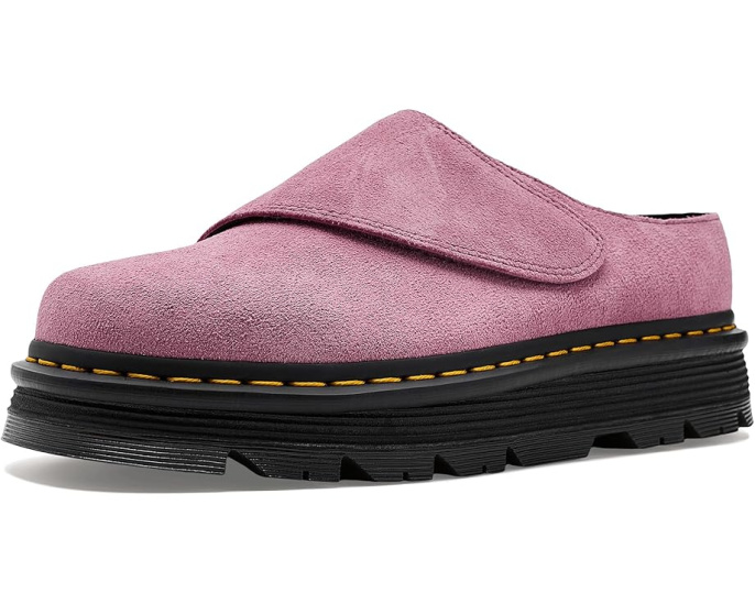 Мюли Dr. Martens Zebzag Anywair на платформе из замши Dusty Rose EH