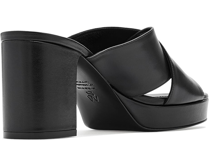 Stuart Weitzman Dayna Platform Slide босоножки на платформе черные