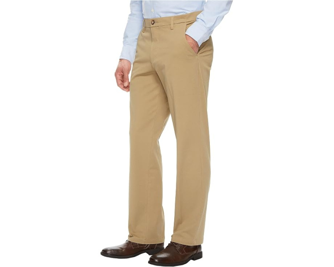 Брюки Dockers Straight Fit Workday Khaki с технологией Smart 360 Flex