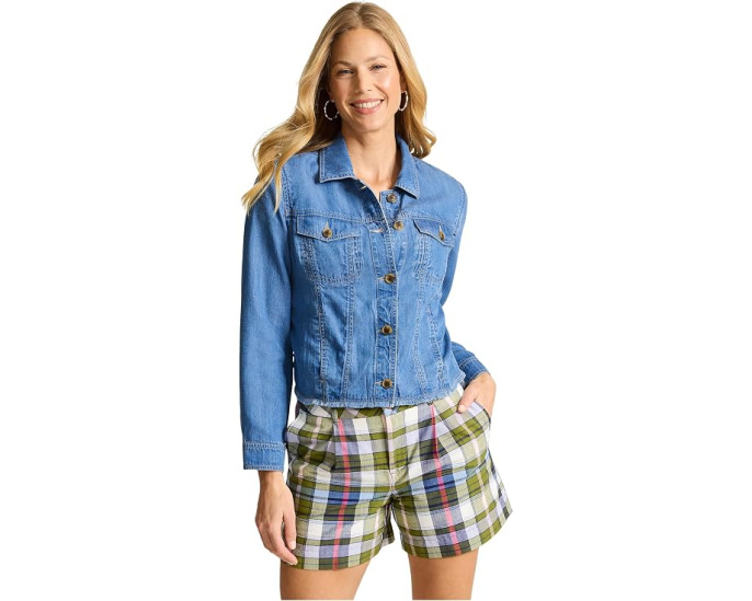 Tommy Bahama Chambray O'Lei куртка из денима