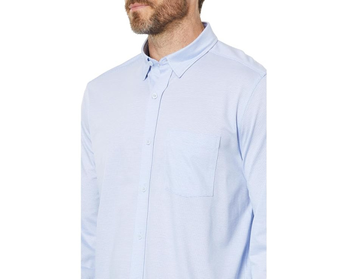 Рубашка XC Flex Stretch из эластичного хлопкового трикотажа от Johnston & Murphy