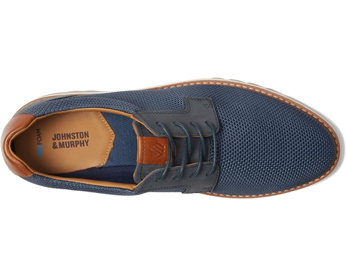 Водонепроницаемые оксфорды Johnston & Murphy Braydon Knit Plain Toe