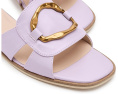 Босоножки French Sole Radiant с цветочным орнаментом сиреневые