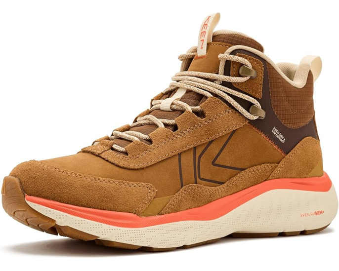 Водонепроницаемые кожаные треккинговые ботинки KEEN Leiki с мембраной KEEN.DRY