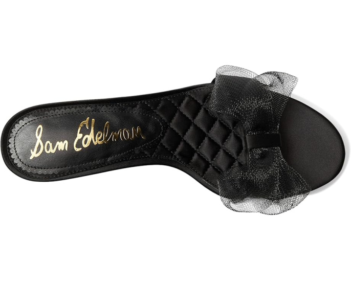 Сандалии Sam Edelman Corrie на небольшом каблуке с бантом из тюля и миндалевидным носком