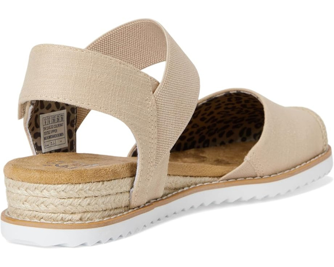 Сандалии BOBS from SKECHERS Desert Kiss Sun Shining на джутовой подошве