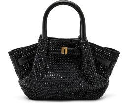 Hana Tiny Artificial Crystal Top-Handle Bag