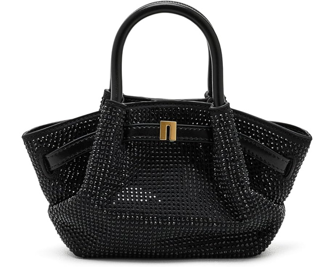 Hana Tiny Artificial Crystal Top-Handle Bag