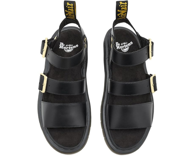 Сандалии Dr. Martens Gryphon из кожи с двойной пряжкой
