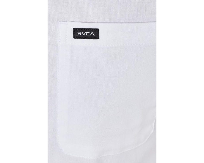 Рубашка RVCA с коротким рукавом из стретч-оксфорда на пуговицах