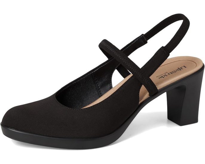 Туфли Evoke Slingback на устойчивом каблуке с эластичной задней частью