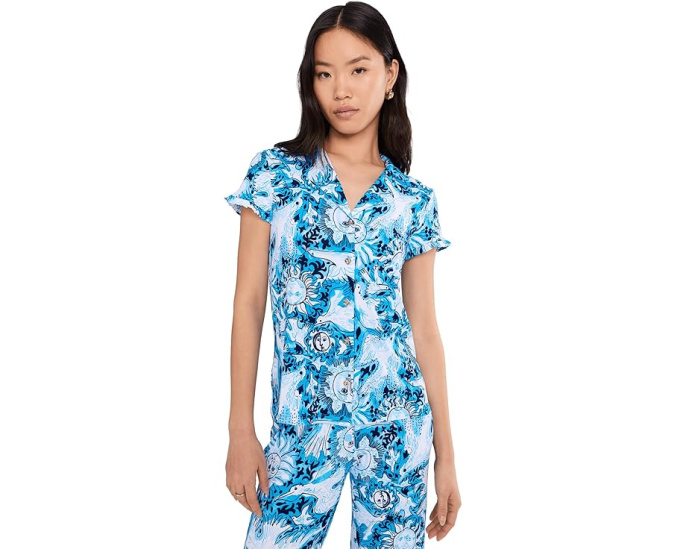 Пижамный топ Valaine от Lilly Pulitzer