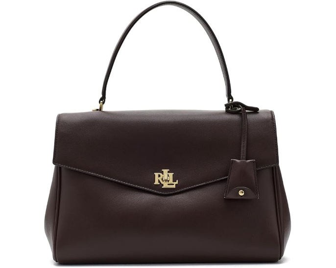 Сумка Lauren Ralph Lauren Nappa Leather Medium Farrah Soft Satchel из мягкой кожи