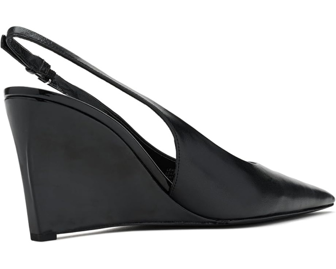 Босоножки на танкетке 75mm Gigi Slingback от Tory Burch с острым носком