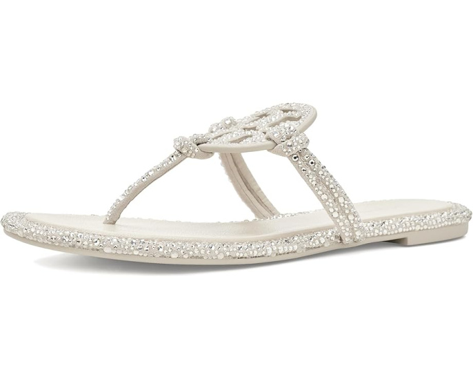 Босоножки Miller Knotted Crystal от Tory Burch с кристаллами