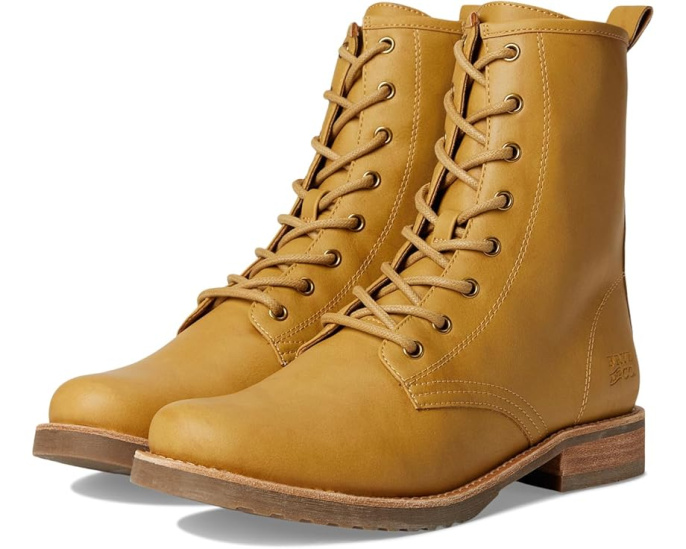 Ботинки FRYE AND CO. Chesnee Combat из мягкой кожи с каблуком
