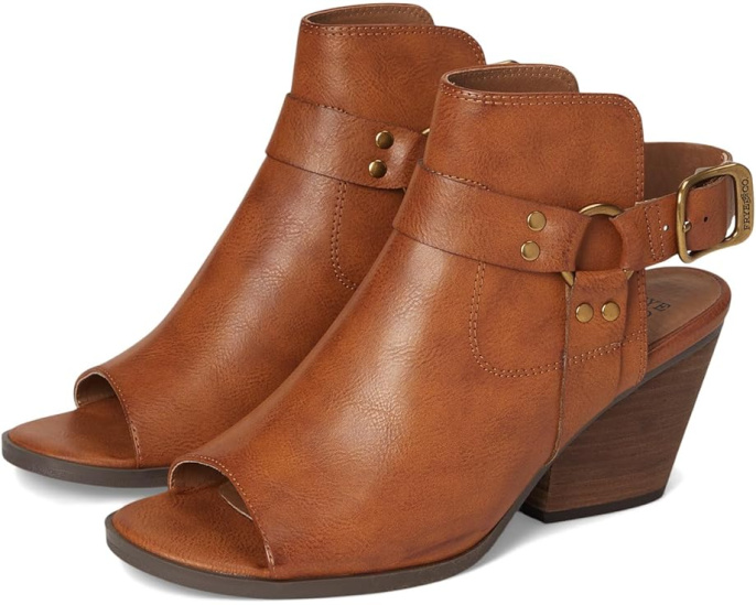 Босоножки Jolene Harness FRYE AND CO с открытым носком и блок-каблуком