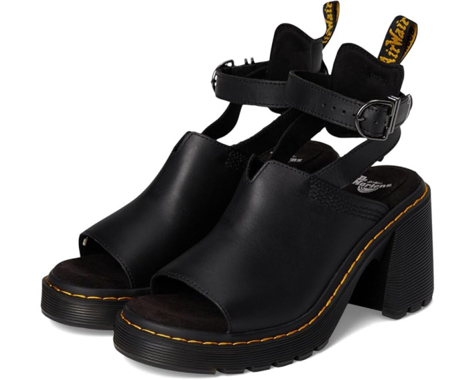 Dr. Martens босоножки Millee на каблуке с открытым носком