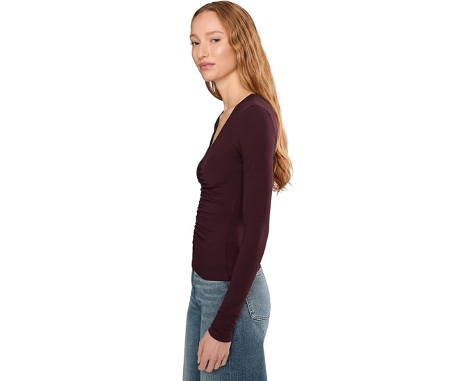 Топ Madewell Slinky с V-образным вырезом
