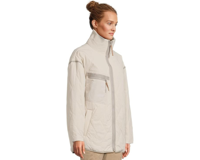 Prana Encinitas Field Coat утепленное пальто с молнией и карманами
