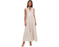 Sleeveless Tiered Ruffle Maxi with Smocked Waist