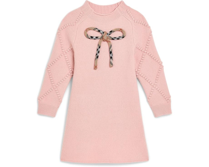Платье Bessie от Burberry Kids с бантом для детей