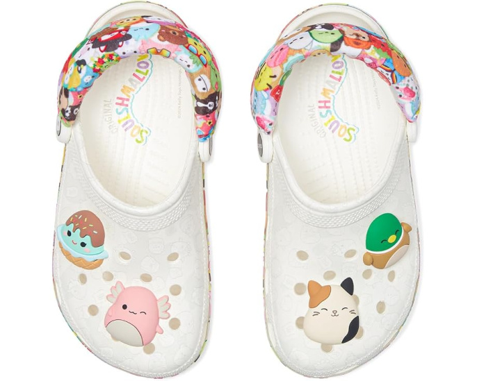 Клоги Squishmallows Classic от Crocs с принтом