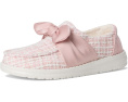 Детские слипоны Hey Dude Kids Wendy Bow Tweed с бантом и текстильным верхом