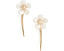 Серьги Summer Daze Flower Statement от Kate Spade New York белые