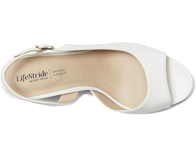 Туфли-лодочки Slingback с открытым носком и платформой