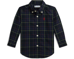 Рубашка Polo Ralph Lauren Kids в клетку из хлопкового поплина