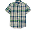 Рубашка хлопковая в клетку Polo Ralph Lauren Plaid Cotton Shirt белая для малышей и детей младшего возраста