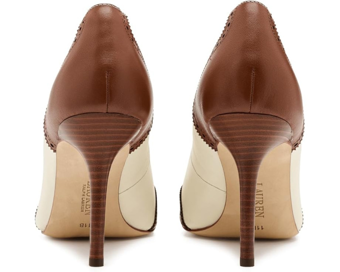 Туфли Lauren Ralph Lauren Lynden на шпильке с перфорированной кожей