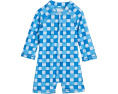 Комбинезон Snapper Rock Kids Ocean Grid с длинным рукавом и защитой UPF 50+