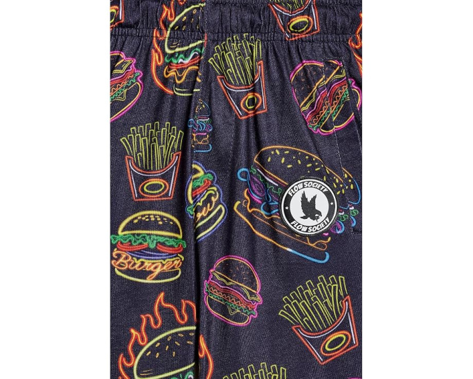 Уютные штаны Neon Fast Food Lounge Pants от FLOW SOCIETY