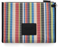 Большая сумка-пудреница The Stripe Mesh с полосатым принтом от Marc Jacobs